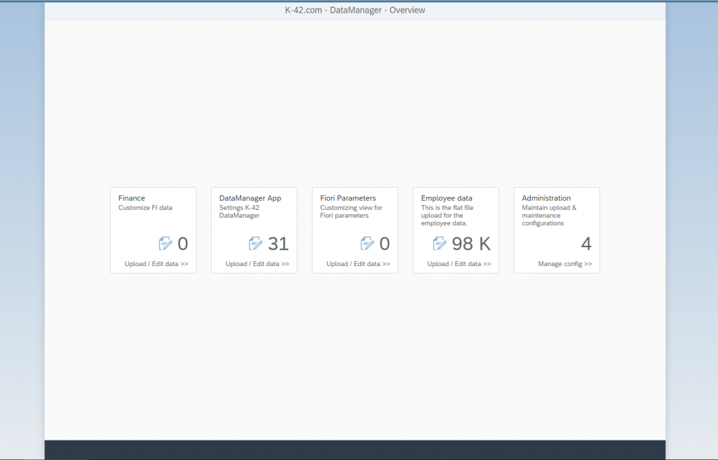 SAP HANA Flat File Upload & se16Datenpflege im  Intellify GmbH